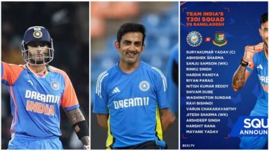 IND vs BAN T20 series Squad