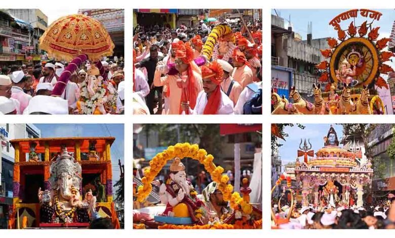 Pune Manache Ganpati visarjan