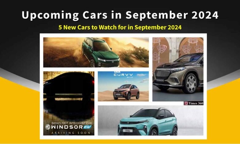 Upcoming Cars September 2024