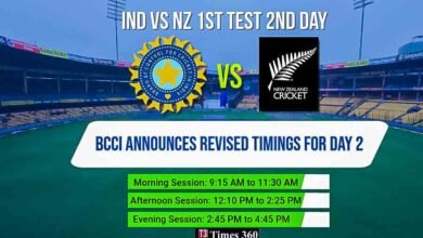 IND vs NZ 1st Test Day 2 update