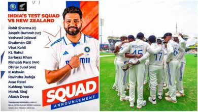 India vs New Zealand Test series 2024 squad