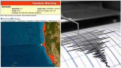 Earthquake in Northern California