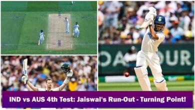 IND vs AUS 4th Test - Yashasvi Jaiswal run-out