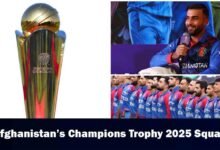 Afghanistan Team Champions Trophy 2025 Squad