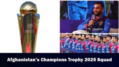 Afghanistan Team Champions Trophy 2025 Squad