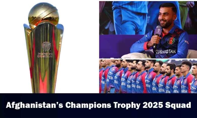 Afghanistan Team Champions Trophy 2025 Squad