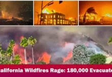 California wildfires-LA fire evacuations