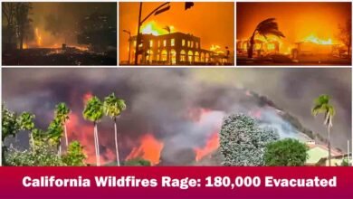 California wildfires-LA fire evacuations