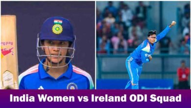 India Women vs Ireland ODI Squad