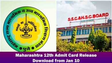 Maharashtra 12th admit card 2025