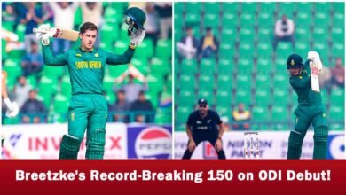 Matthew Breetzke, ODI debut record