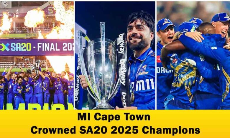 SA20 2025, MI Cape Town